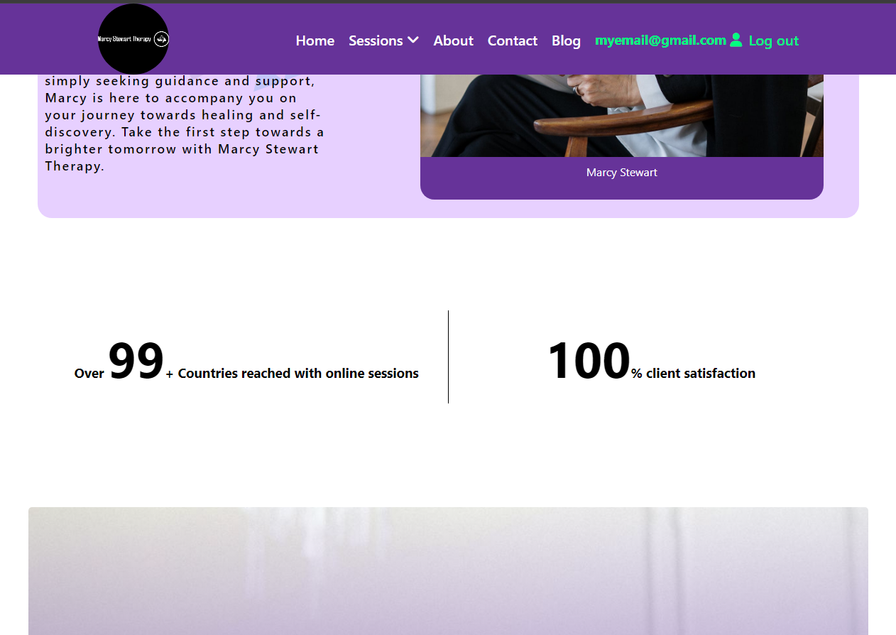 Website metrics example